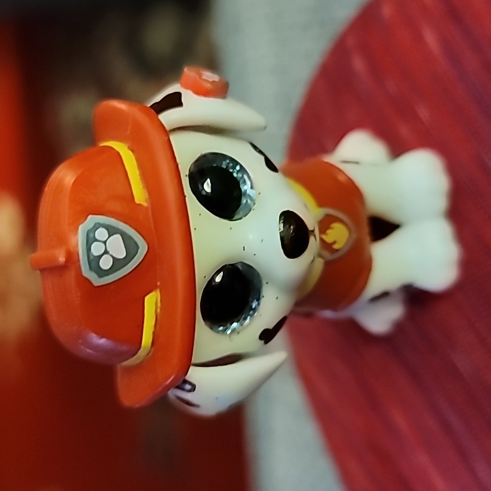 TY Beanie Boos Mini Boo MARSHALL Paw Patrol Dog Hand Painted Figure (2 inch)